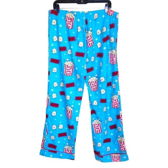 Insomniax Theater Popcorn Pajama Lounge Pants Large - Picture 2 of 8